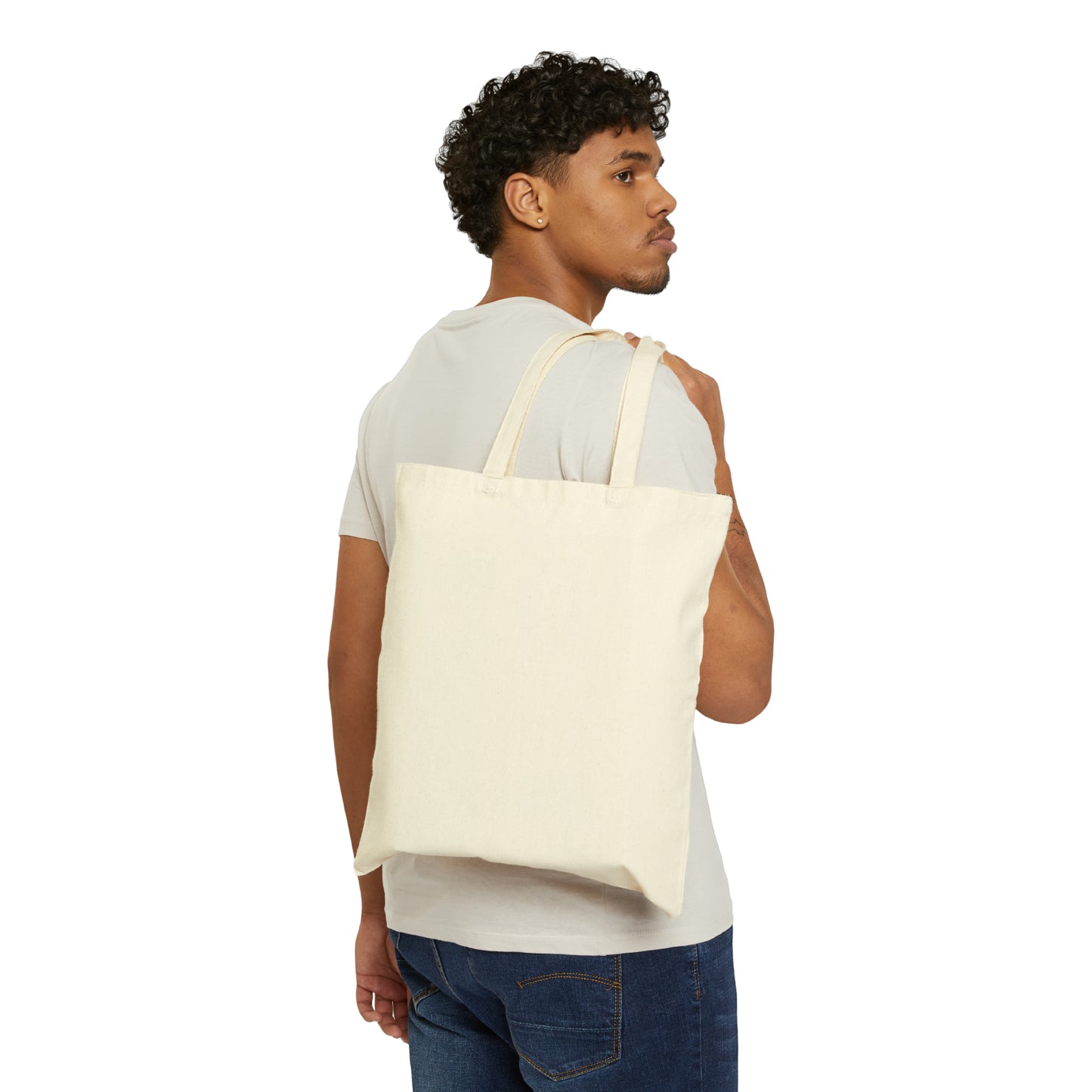 Random Cotton Canvas Tote Bag