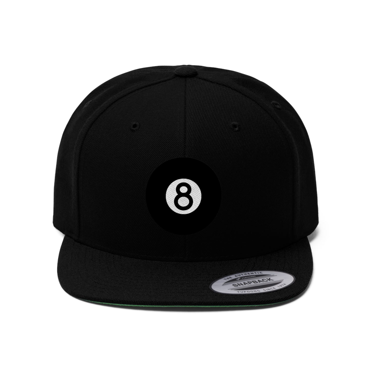 8ball Unisex Flat Bill Hat