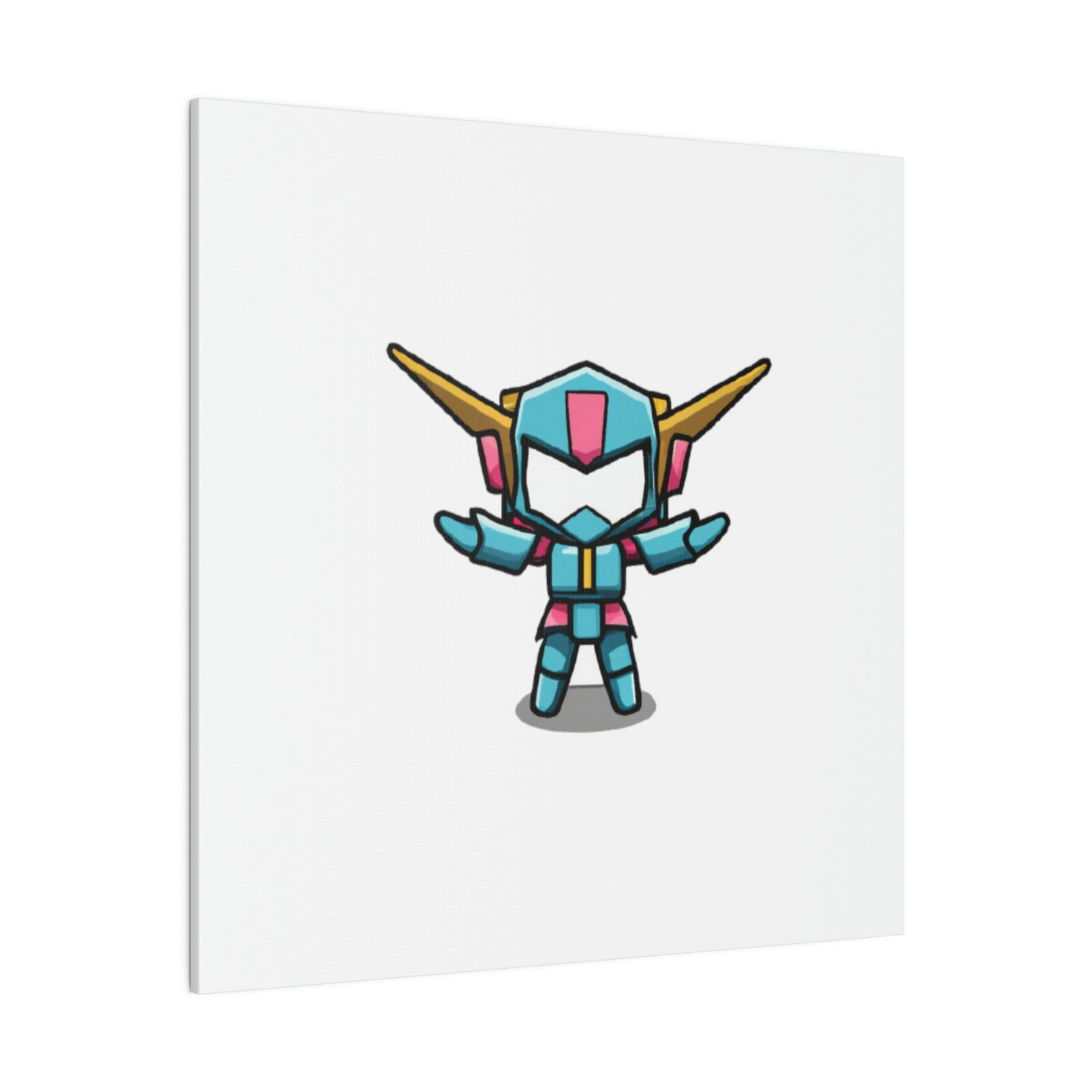 Random Mini Mech Matte Canvas, Stretched, 0.75"