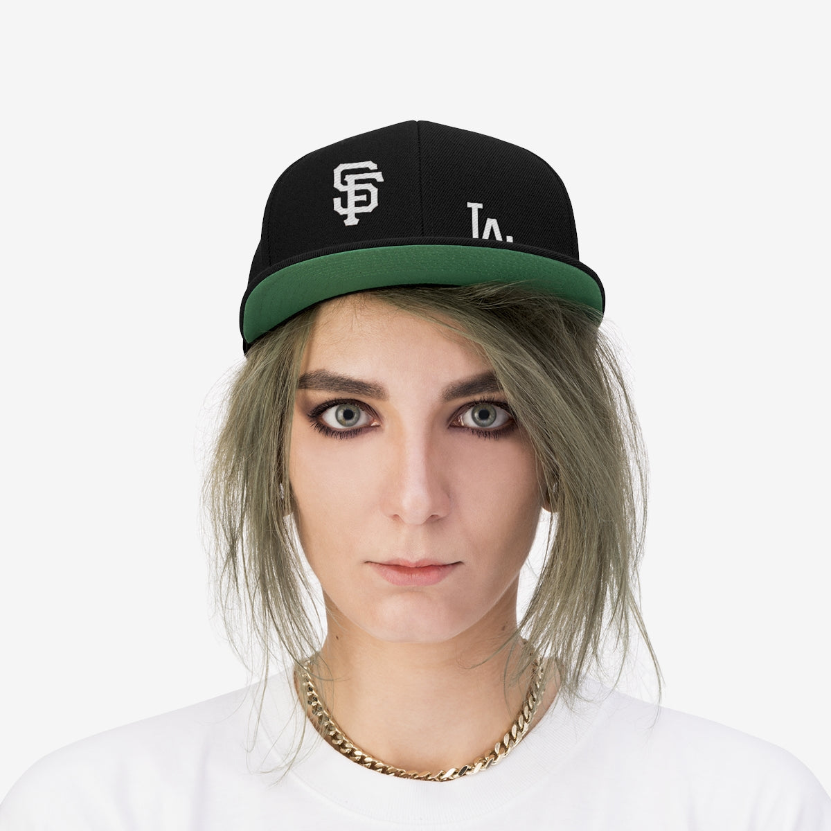 Unisex SF/LA Flat Bill Hat