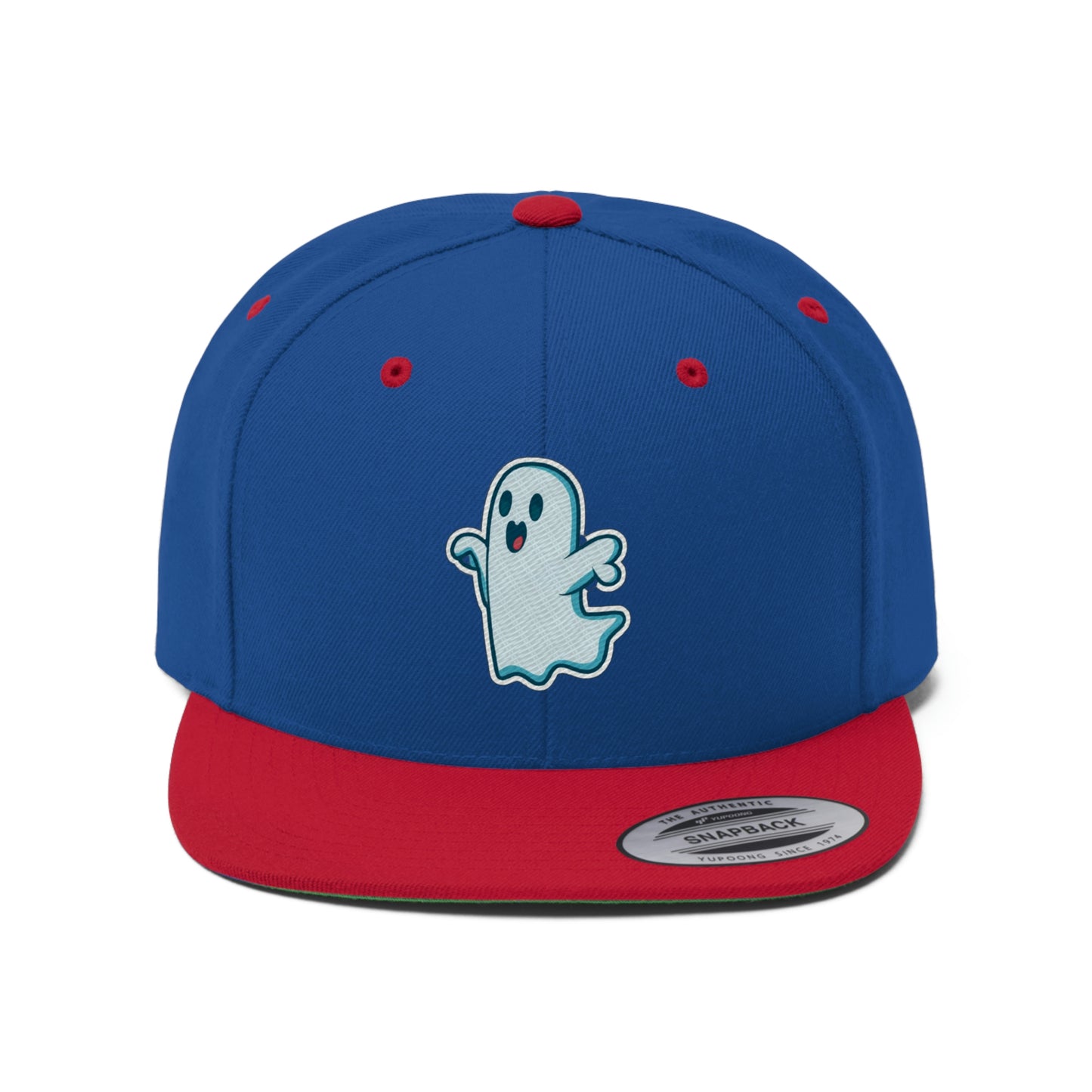 Unisex Random Ghost Flat Bill Hat