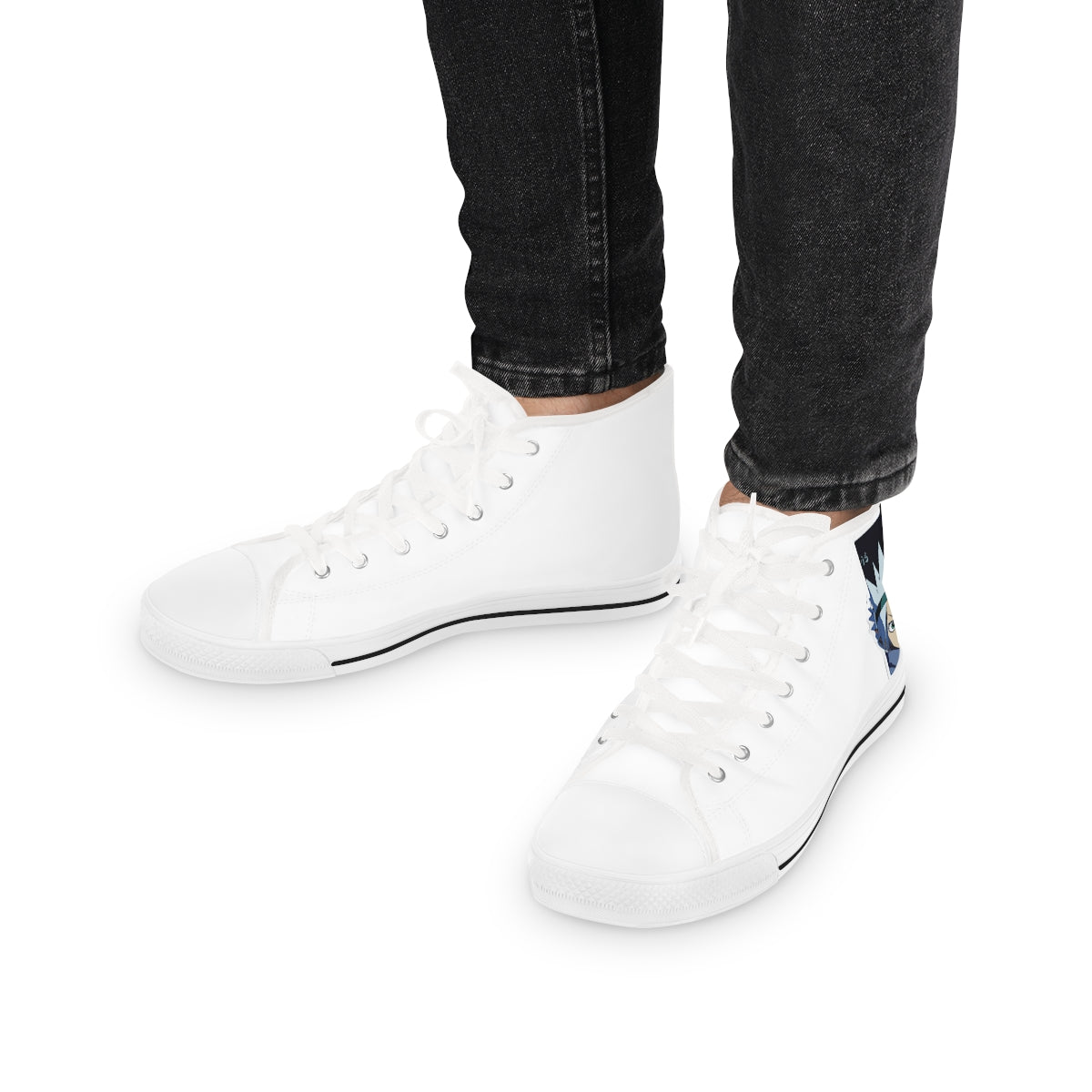 Men's High Top Shoes - Random the Ghost