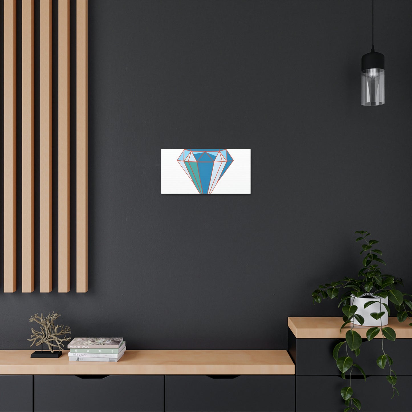 Random Diamond Canvas Gallery Wraps