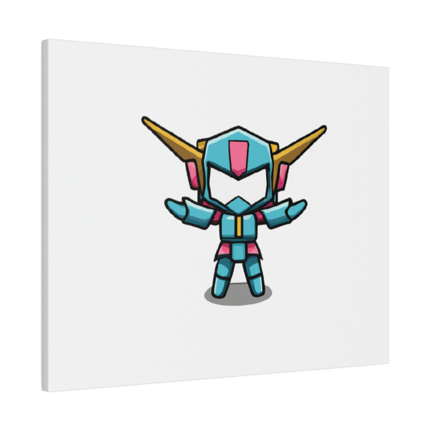 Random Mini Mech Matte Canvas, Stretched, 0.75"