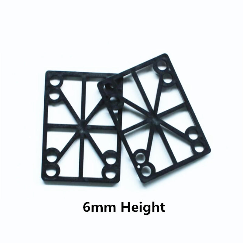 Increased shock absorber gasket for skateboard rubber