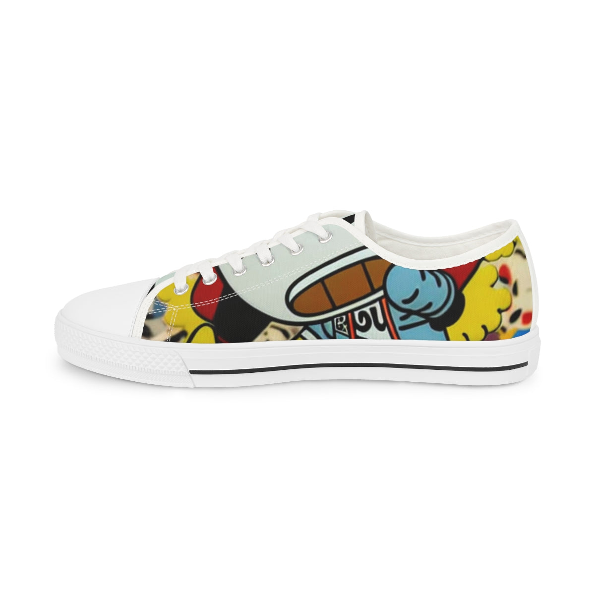 Men's Low Top Shoes - Random the Ghost