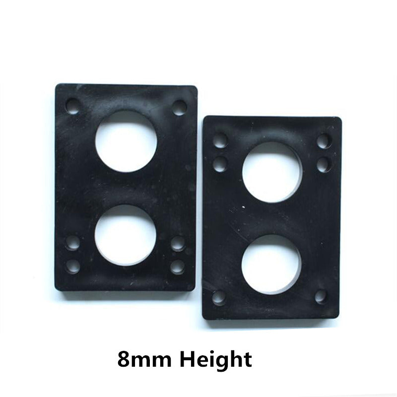 Increased shock absorber gasket for skateboard rubber