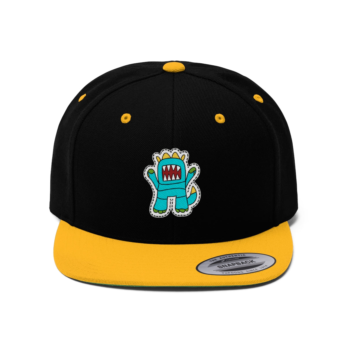 Unisex Flat Bill Monster Hat