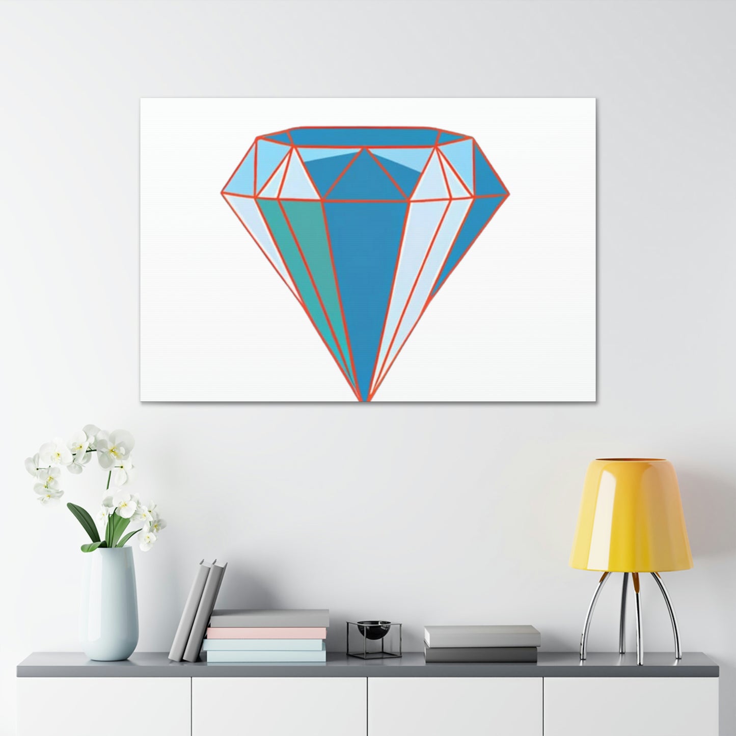 Random Diamond Canvas Gallery Wraps