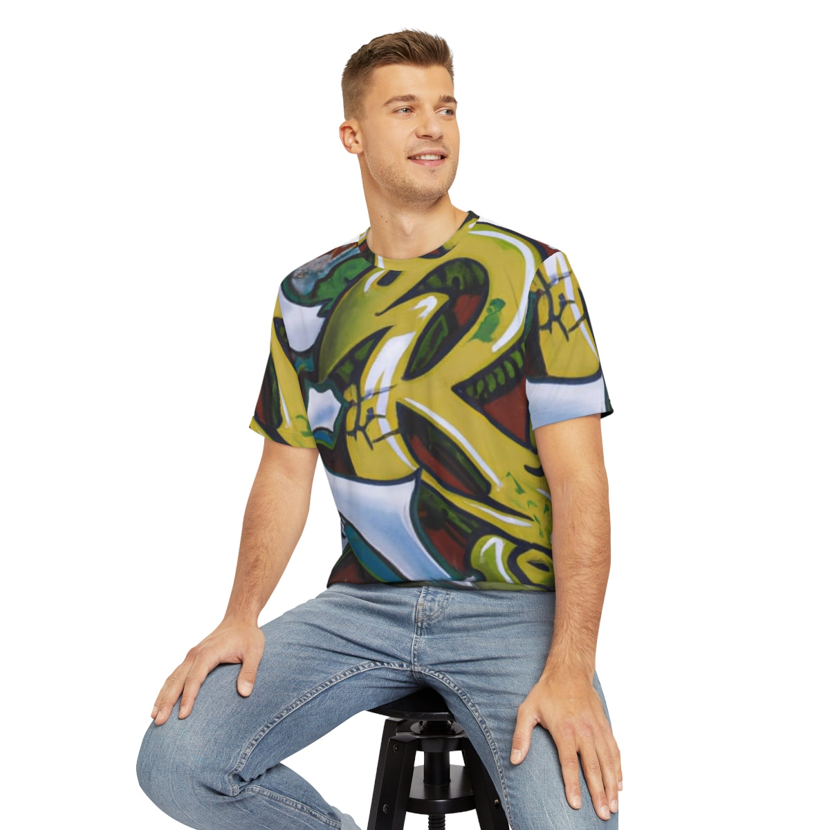 Men's R Polyester Tee (AOP)