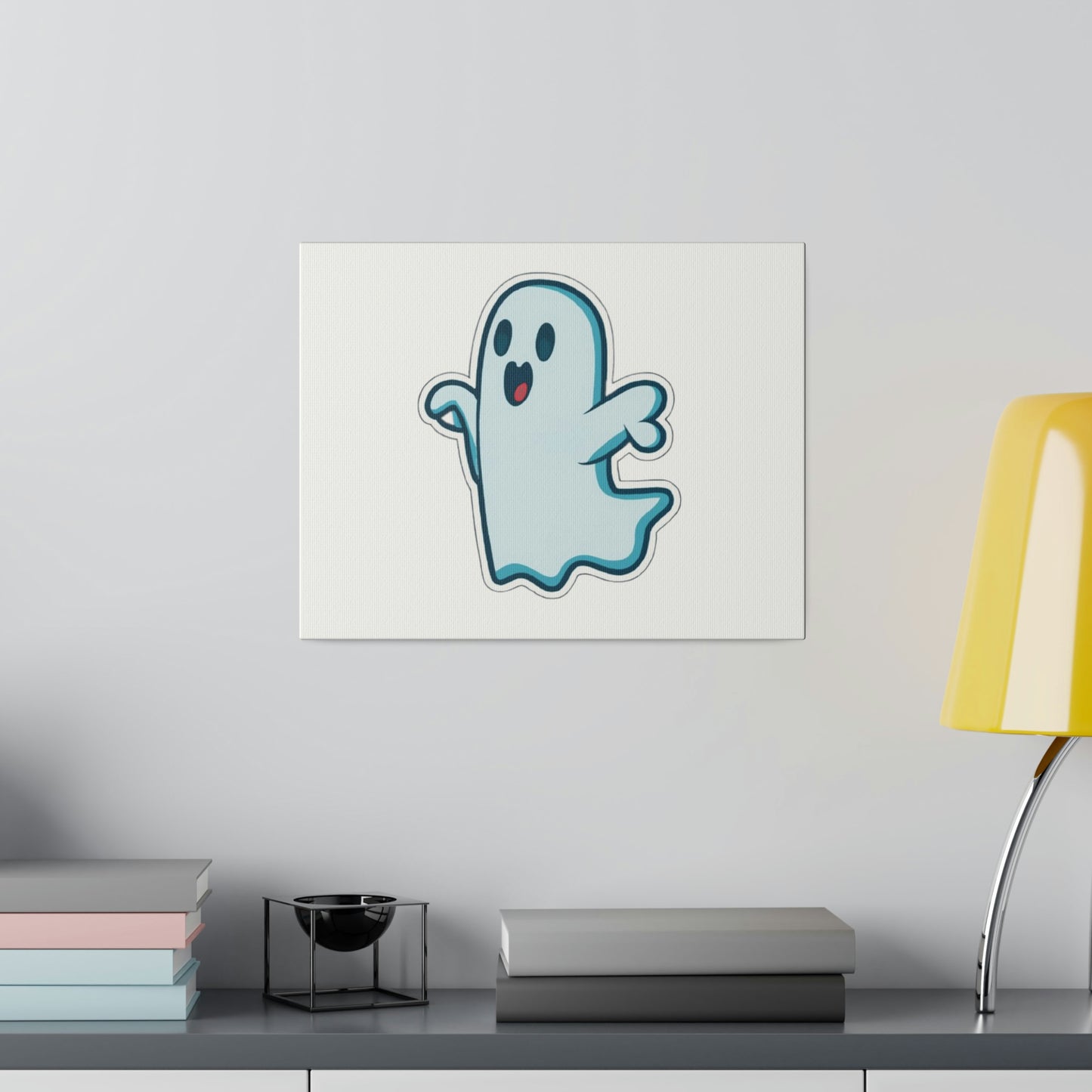 Random Ghost Matte Canvas, Stretched, 0.75"