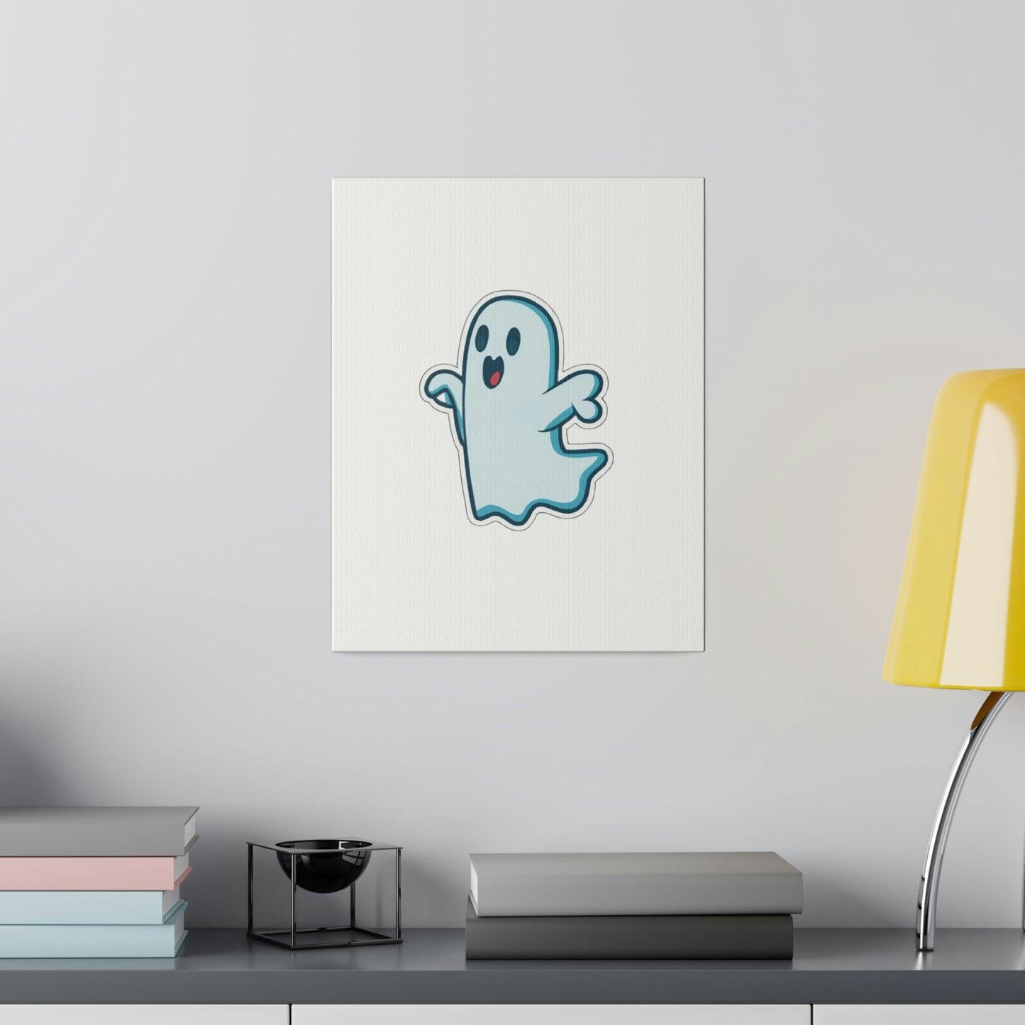 Random Ghost Matte Canvas, Stretched, 0.75"