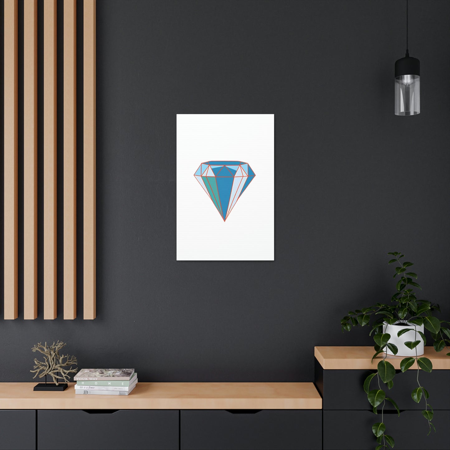 Random Diamond Canvas Gallery Wraps