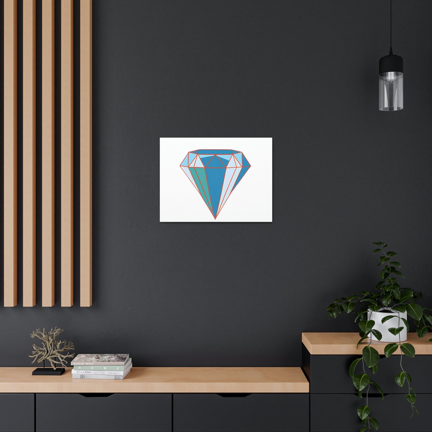 Random Diamond Canvas Gallery Wraps