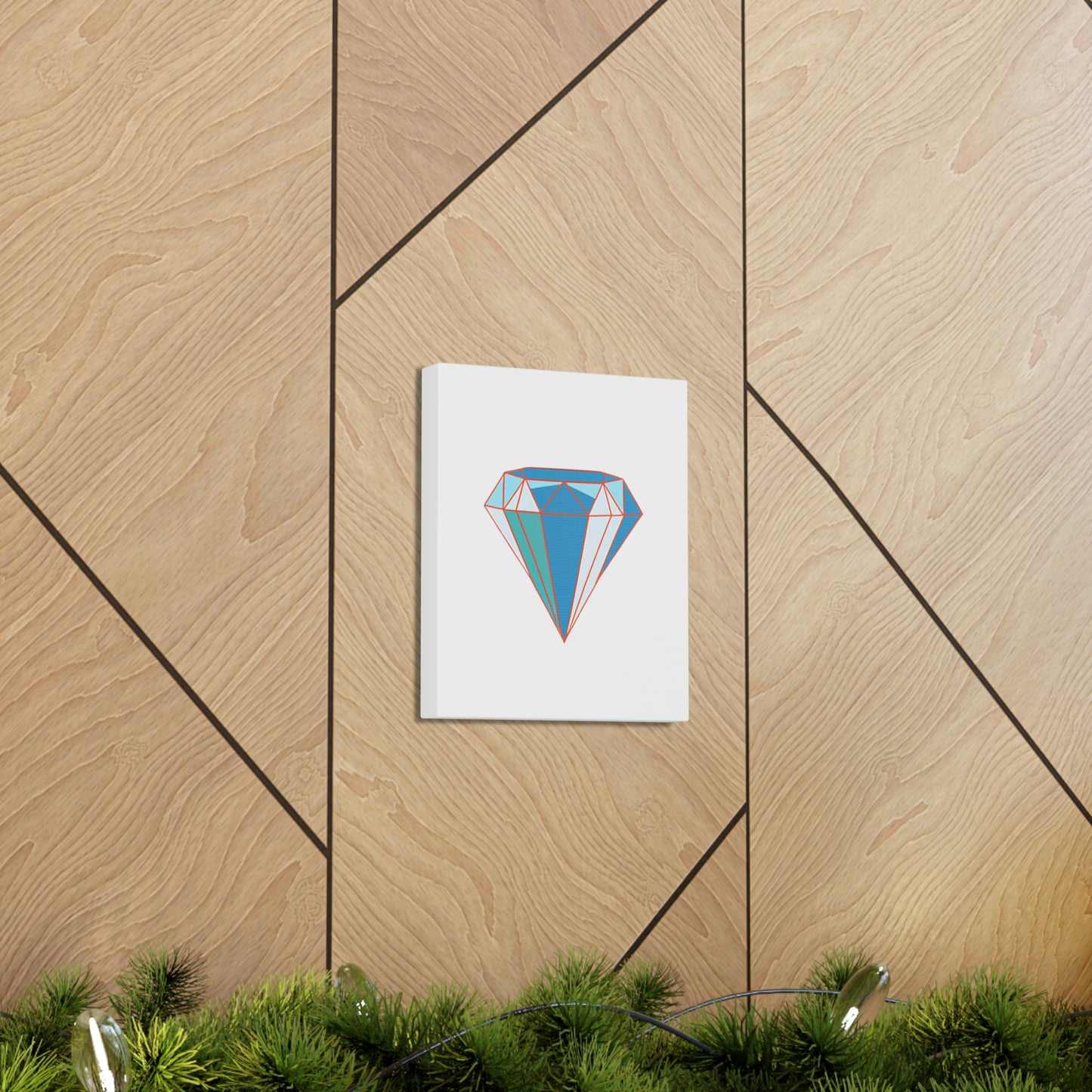 Random Diamond Canvas Gallery Wraps