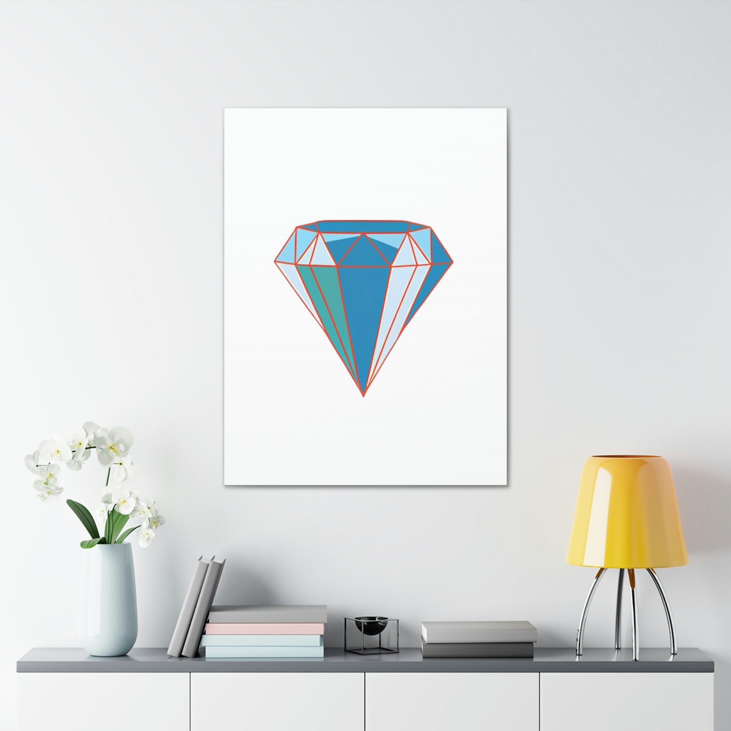 Random Diamond Canvas Gallery Wraps