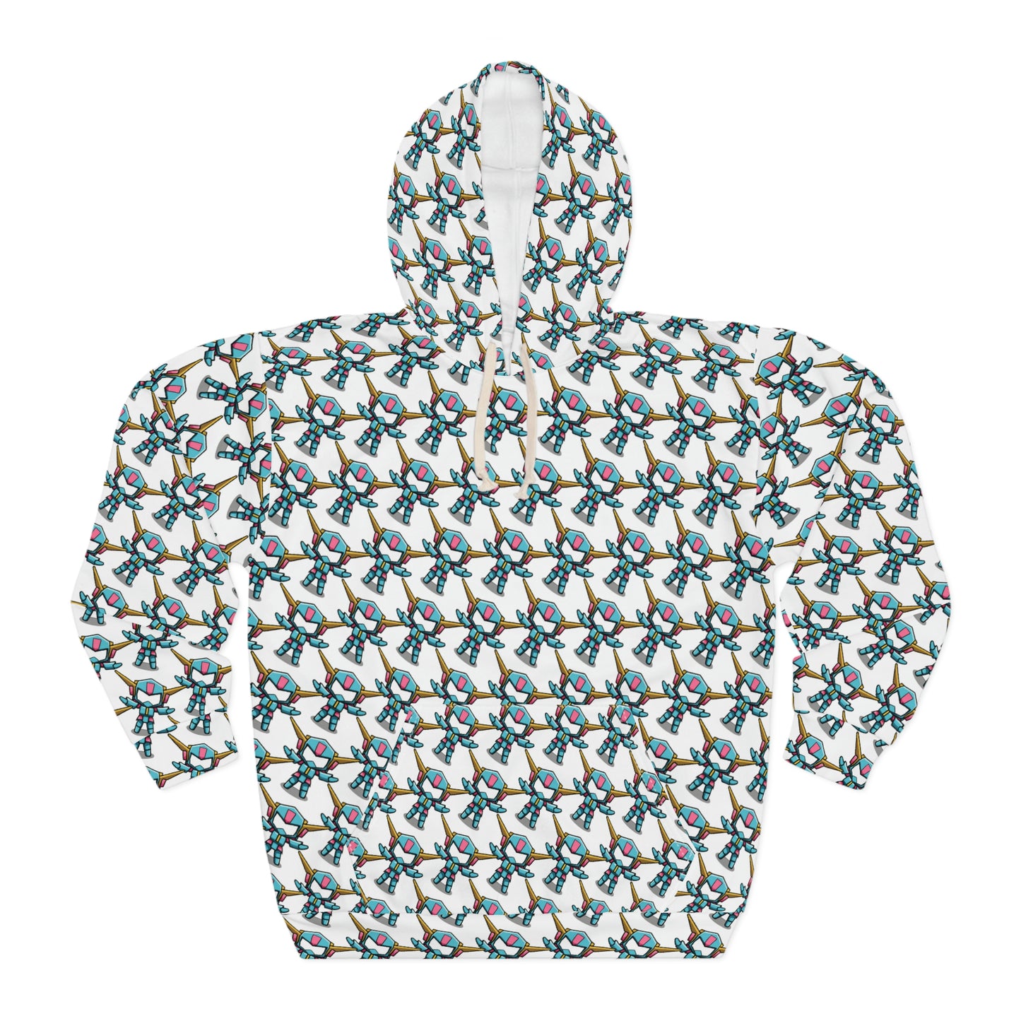 AOP Random Mini Mech Pullover Hoodie