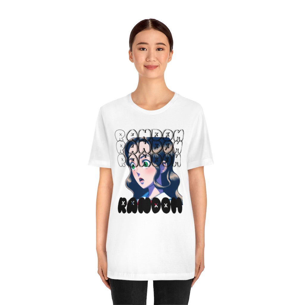 Unisex Jersey Random Pop Girl Short Sleeve Tee - Random the Ghost