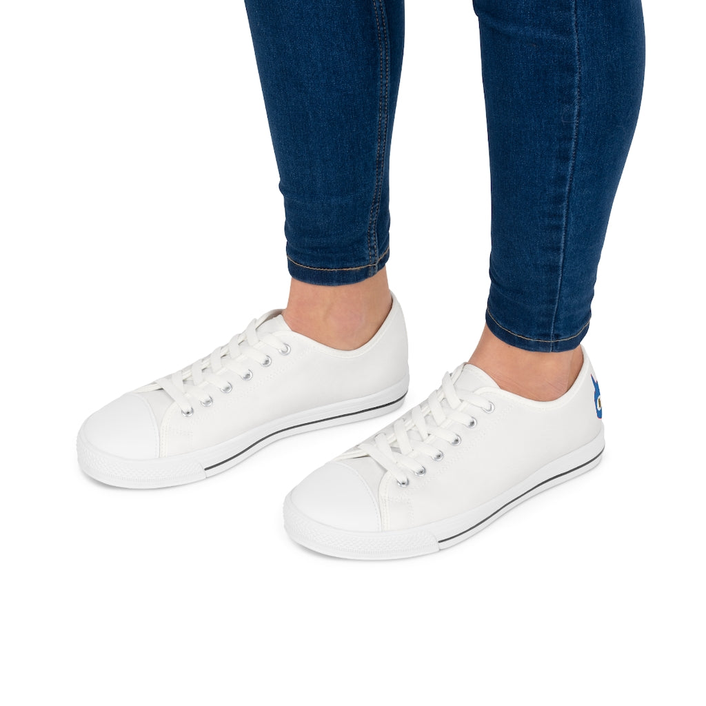 Women's Low Top Random Mascot Shoes - Random the Ghost