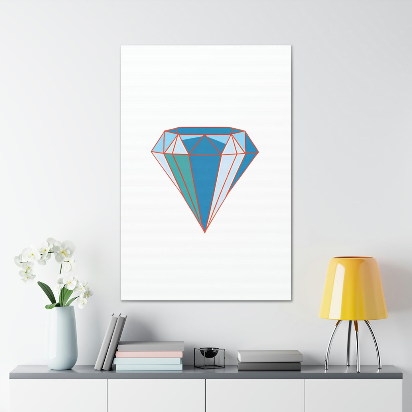 Random Diamond Canvas Gallery Wraps