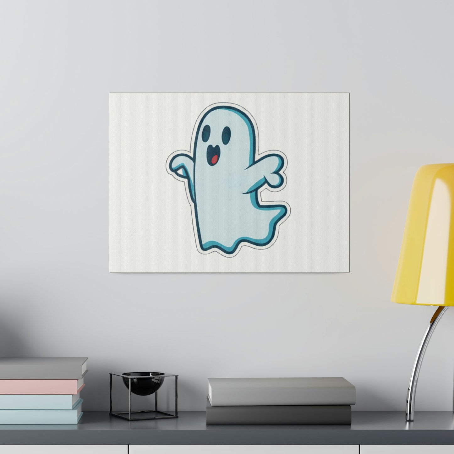 Random Ghost Matte Canvas, Stretched, 0.75"