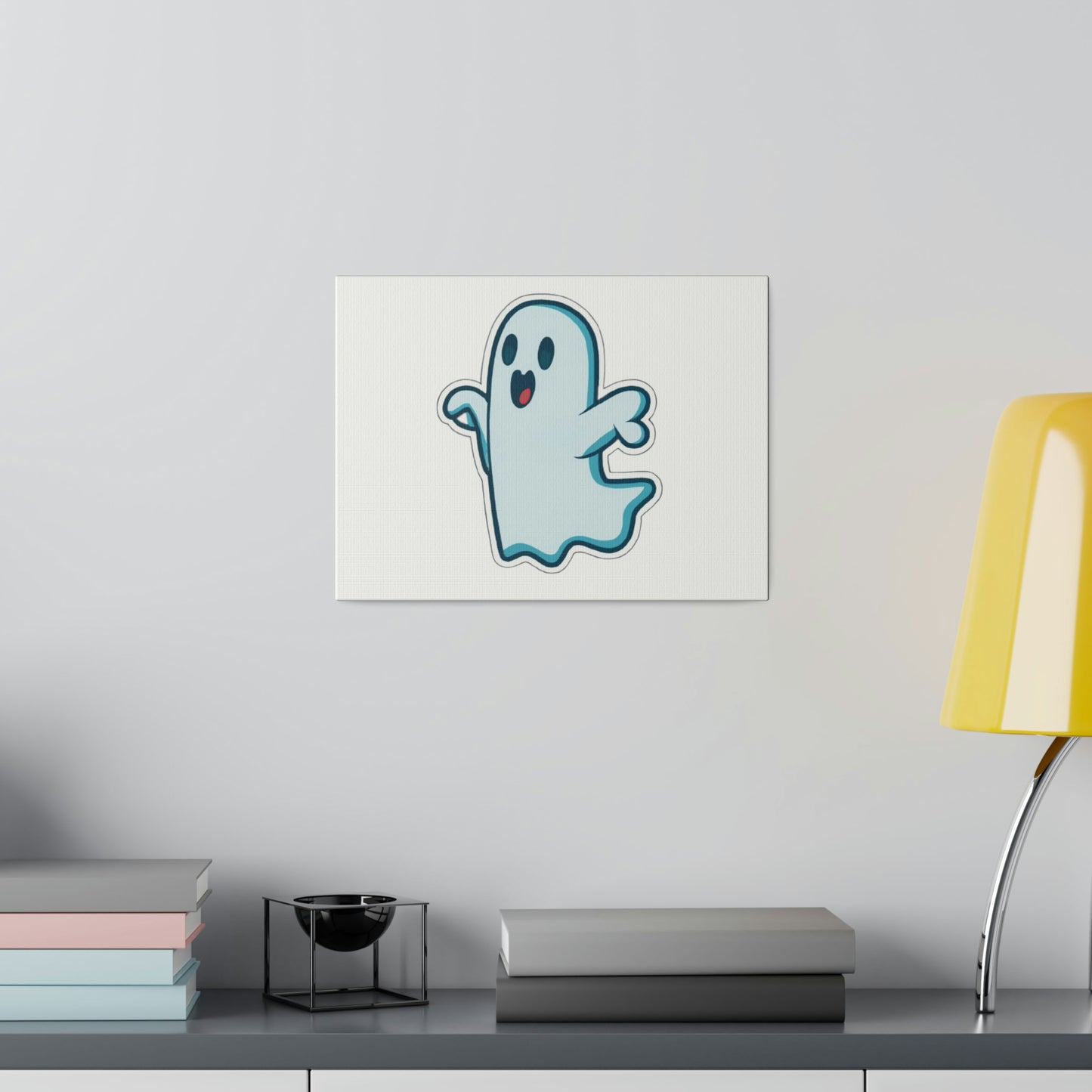 Random Ghost Matte Canvas, Stretched, 0.75"