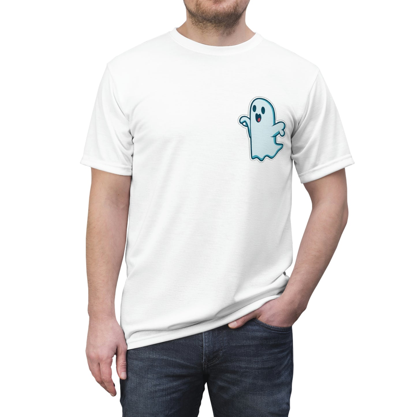 Unisex Random Ghost Cut & Sew Tee