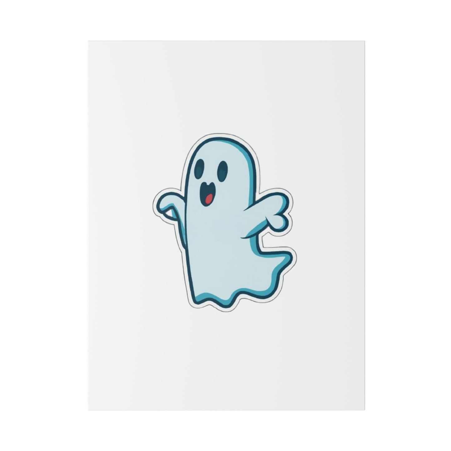 Random Ghost Matte Canvas, Stretched, 0.75"