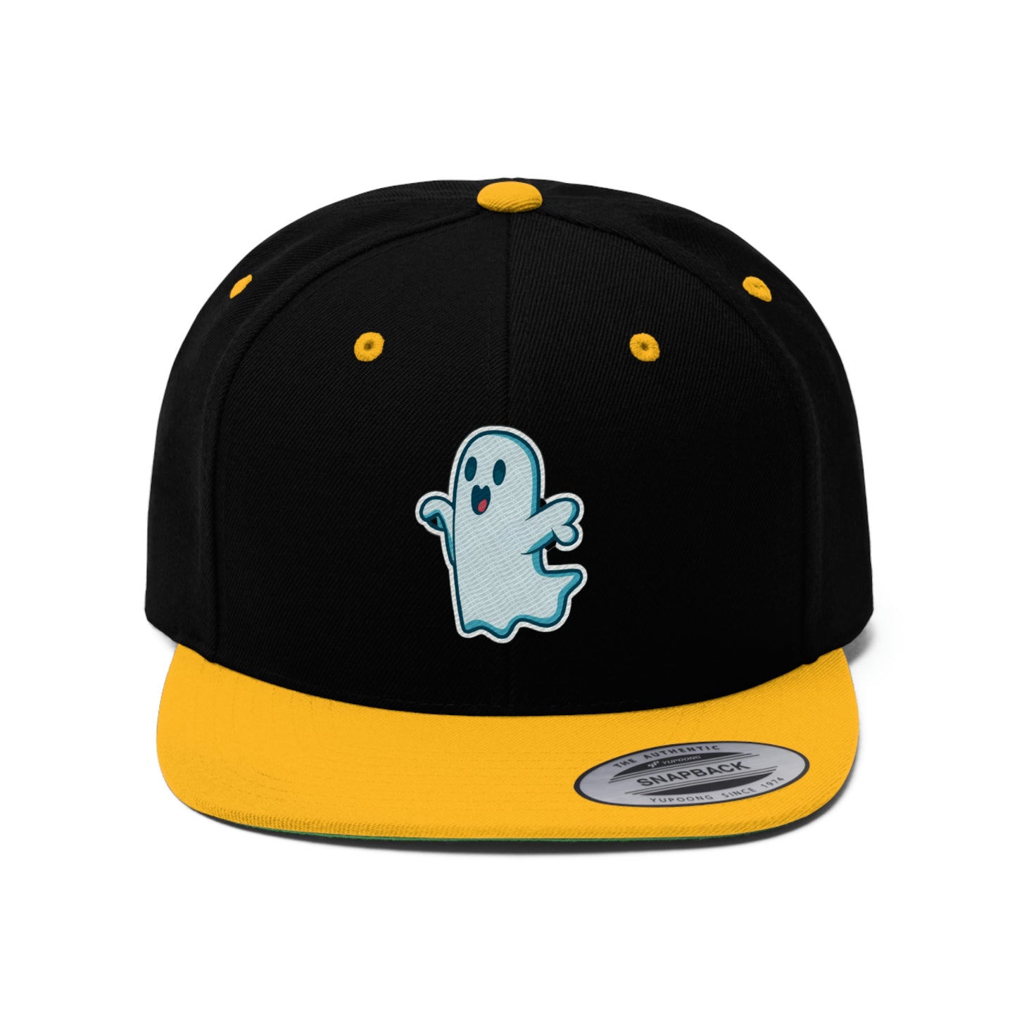 Unisex Random Ghost Flat Bill Hat