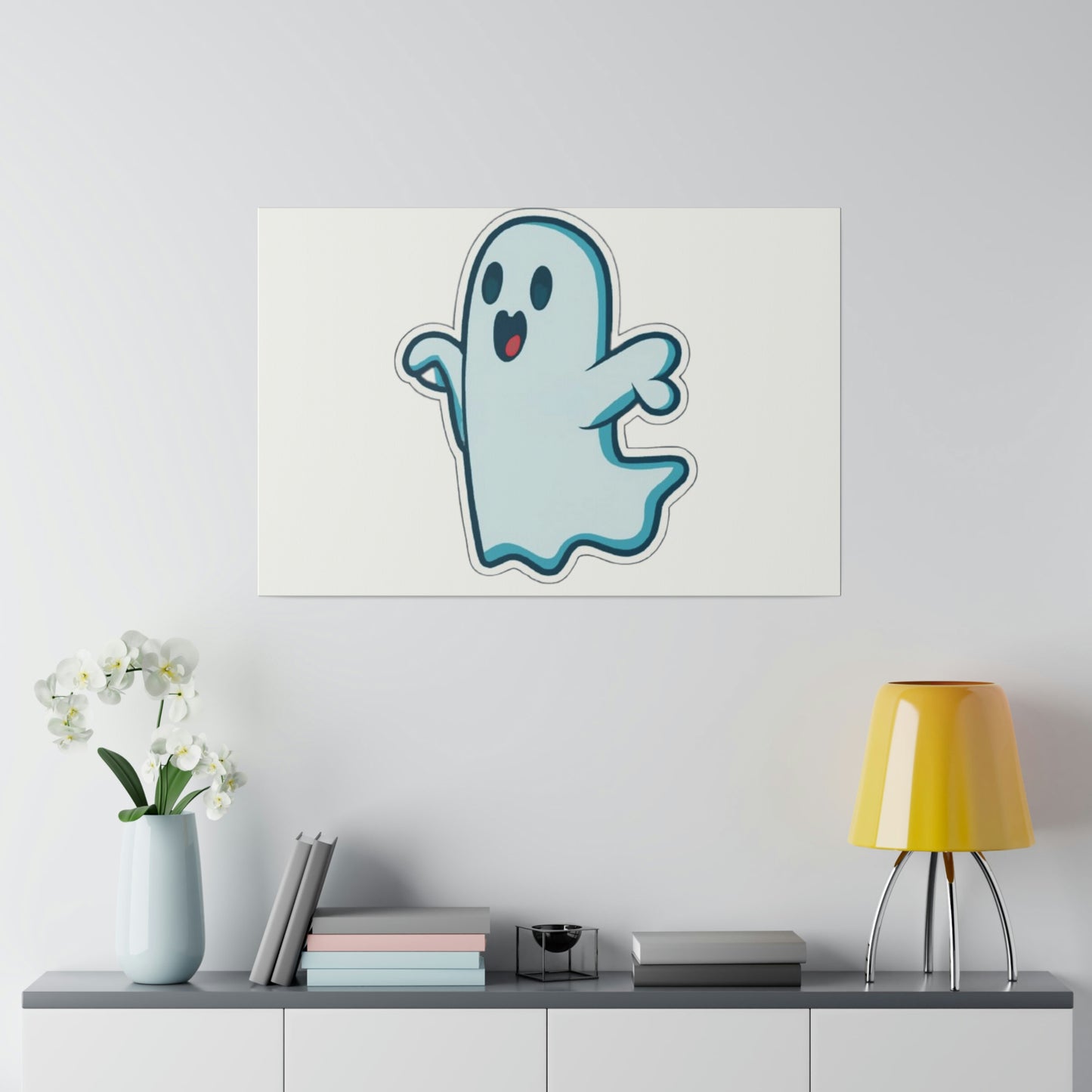 Random Ghost Matte Canvas, Stretched, 0.75"