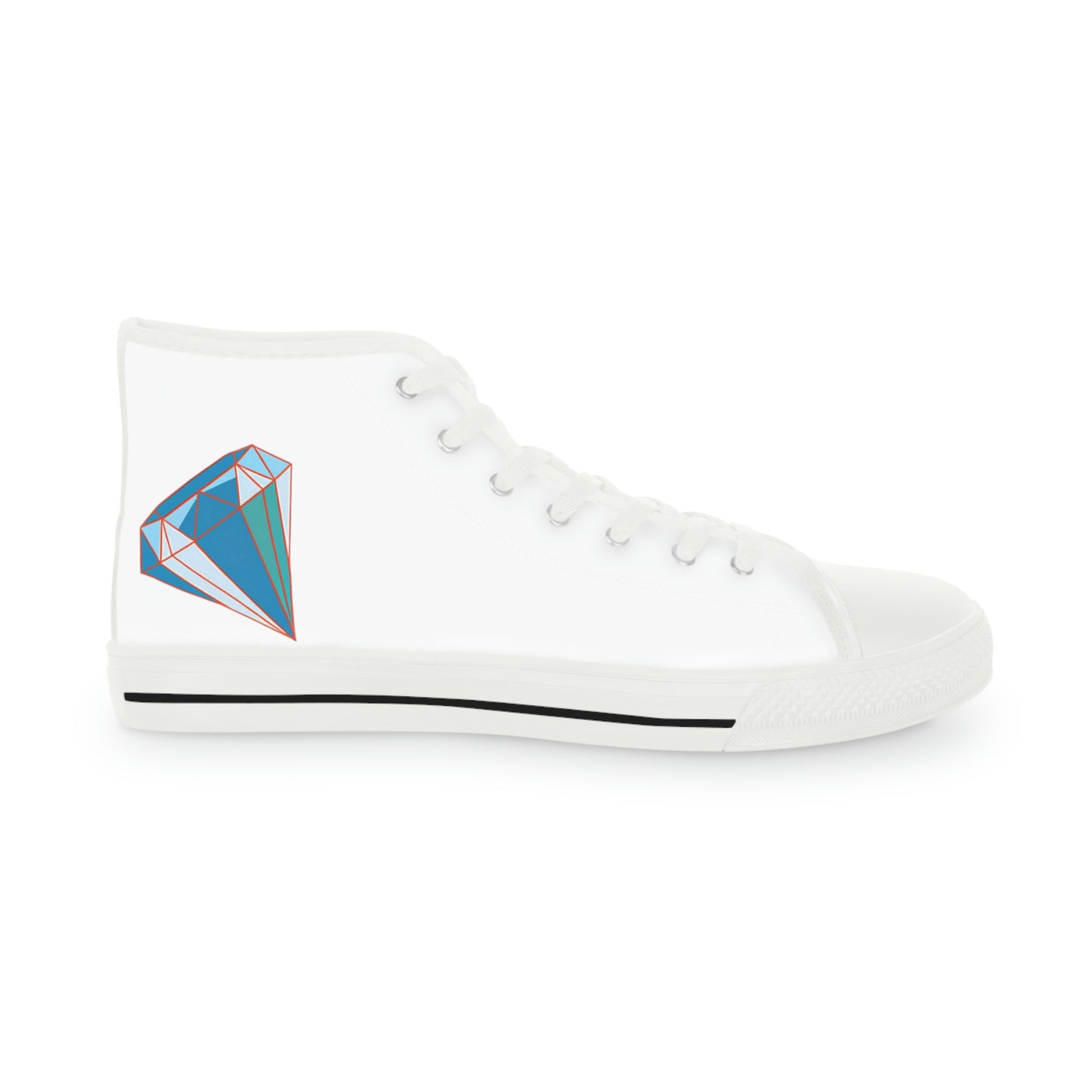 Men's High Top Random Diamond Shoes