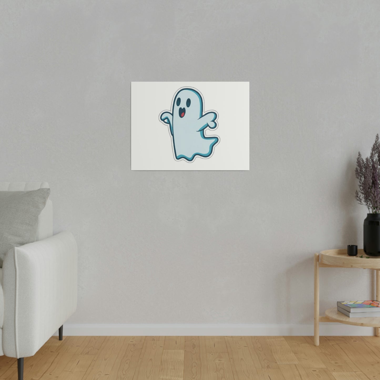 Random Ghost Matte Canvas, Stretched, 0.75"