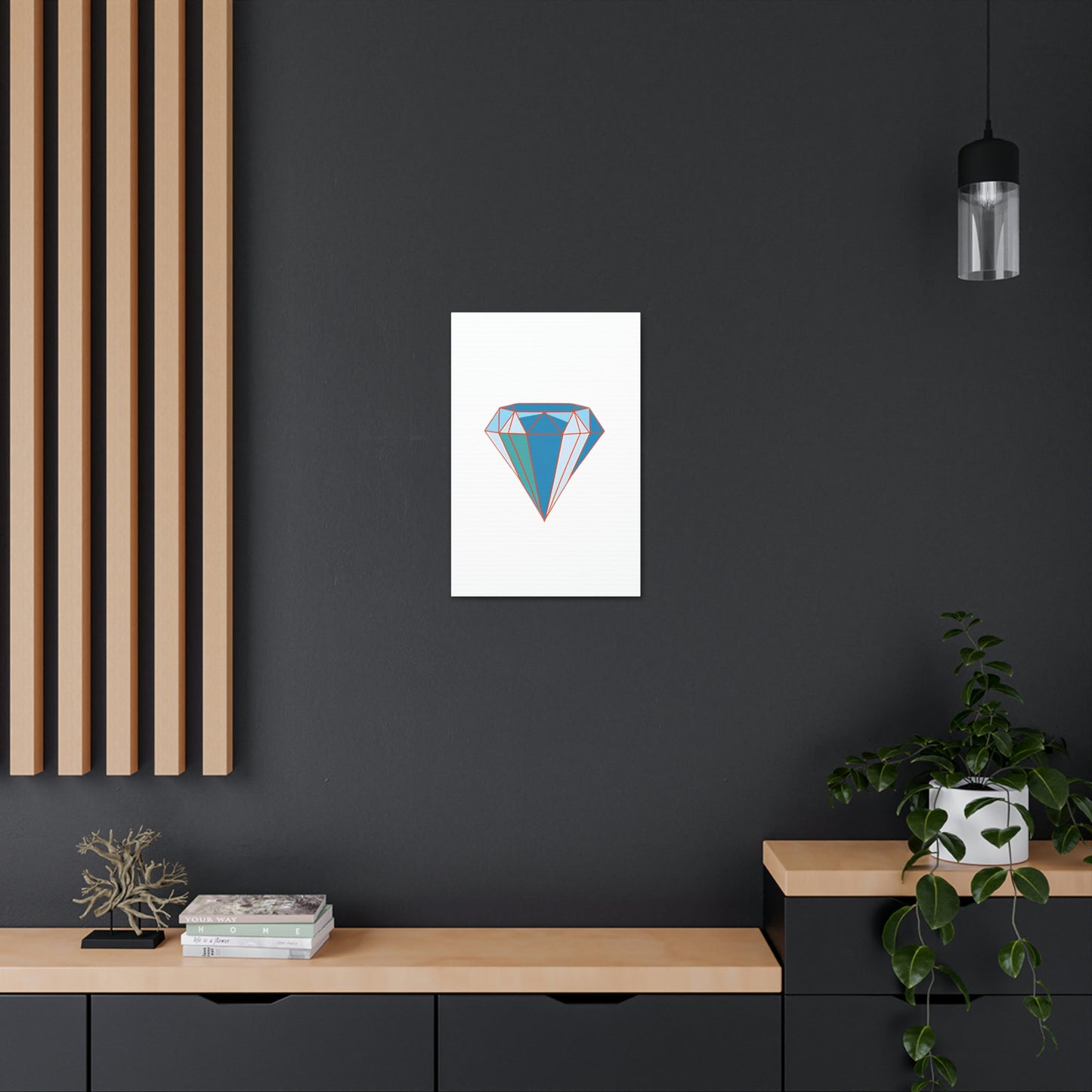 Random Diamond Canvas Gallery Wraps