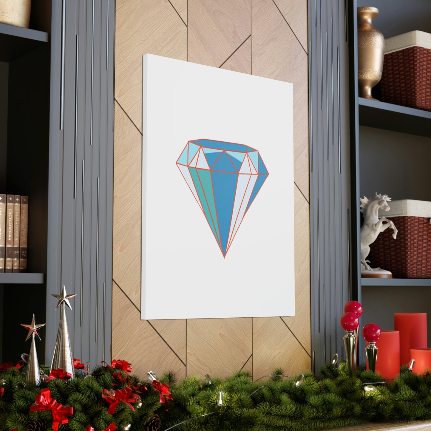 Random Diamond Canvas Gallery Wraps