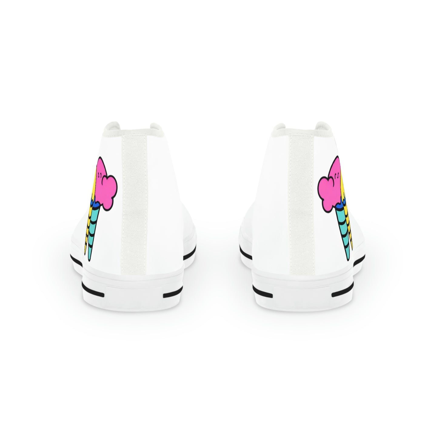 Men's Random Ice Cream High Top Shoes