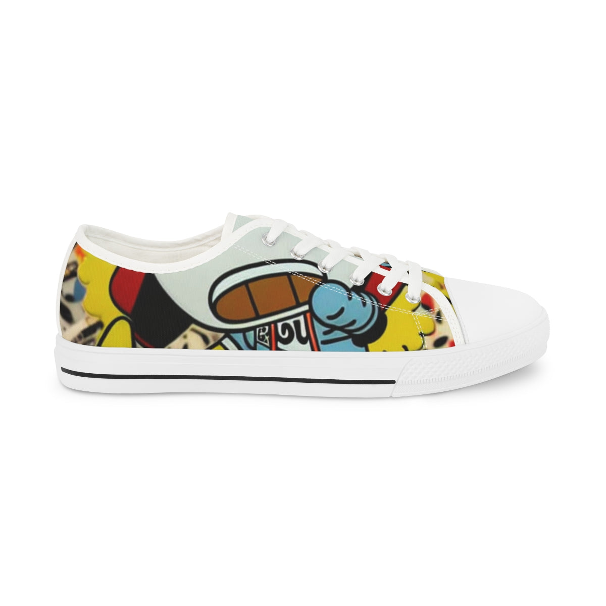 Men's Low Top Shoes - Random the Ghost