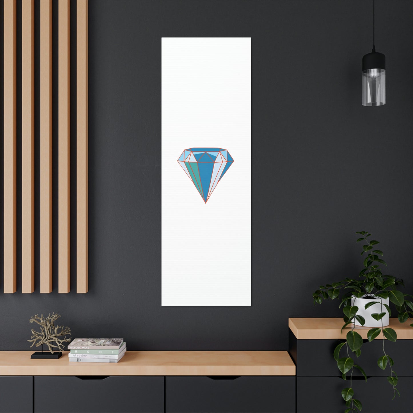 Random Diamond Canvas Gallery Wraps