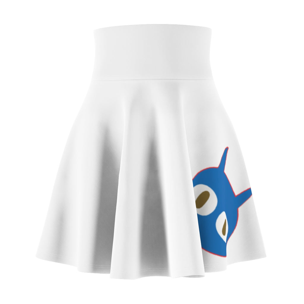 Women's Random Mascot Skater Skirt - Random the Ghost