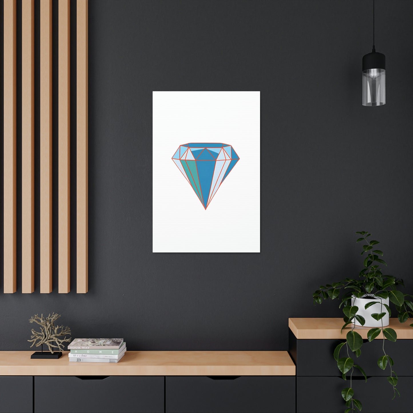 Random Diamond Canvas Gallery Wraps