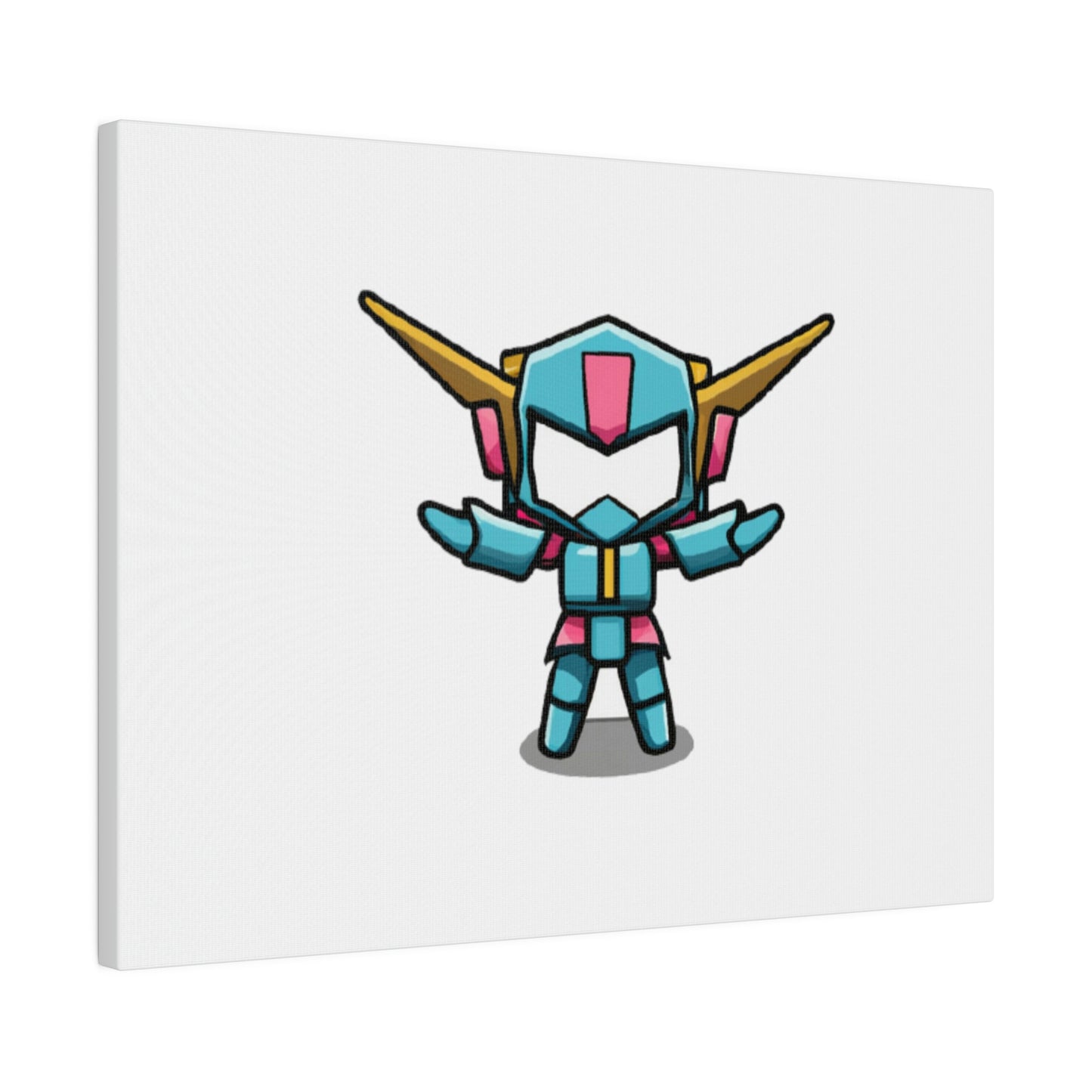 Random Mini Mech Matte Canvas, Stretched, 0.75"