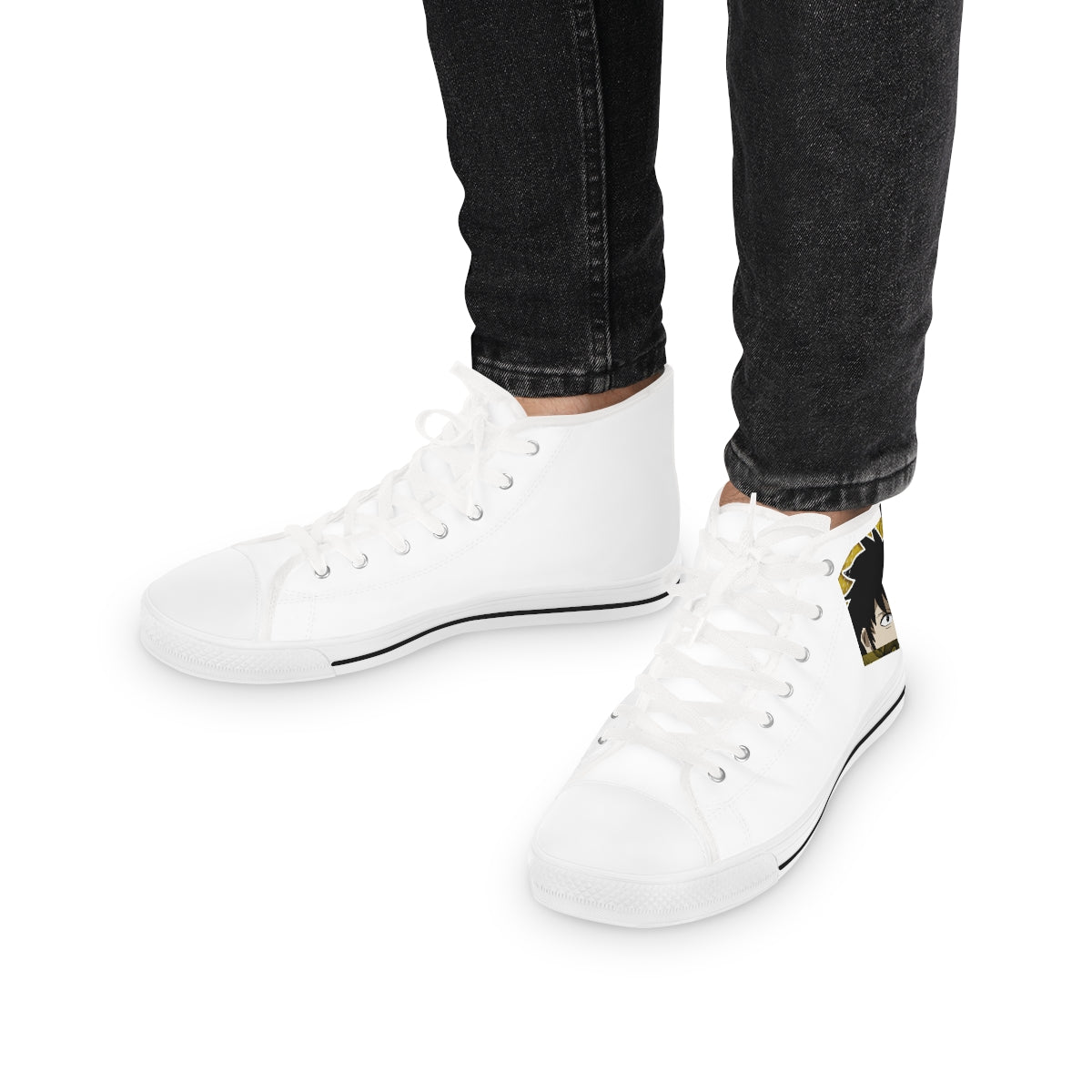 Men's Manga High Top Shoes - Random the Ghost