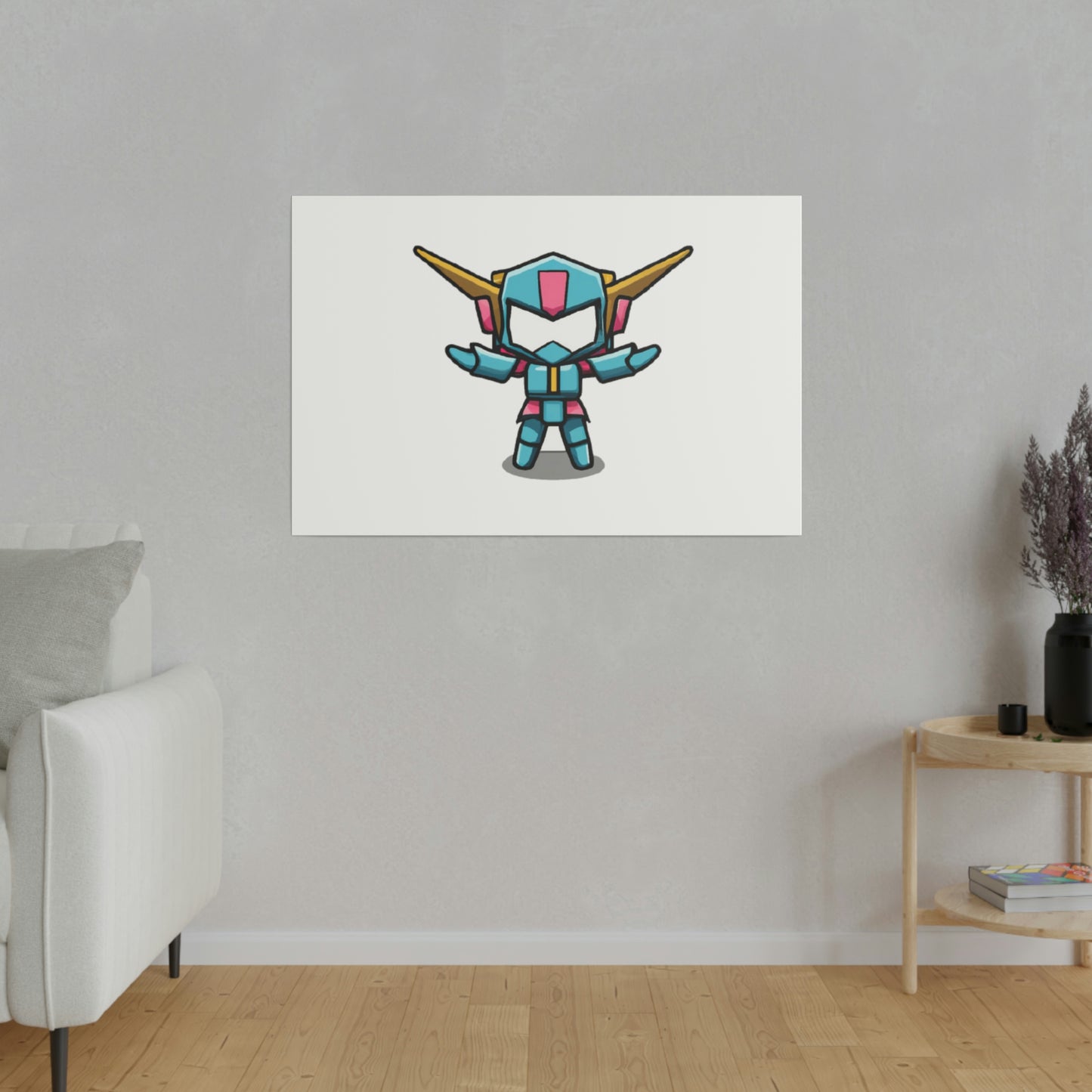 Random Mini Mech Matte Canvas, Stretched, 0.75"