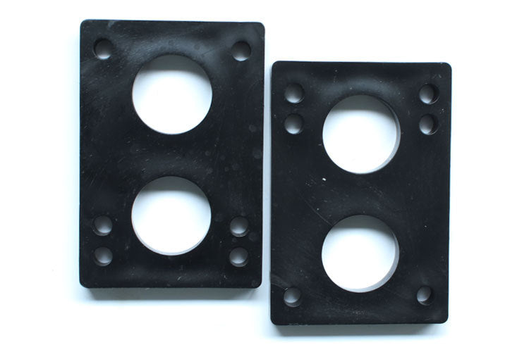 Increased shock absorber gasket for skateboard rubber