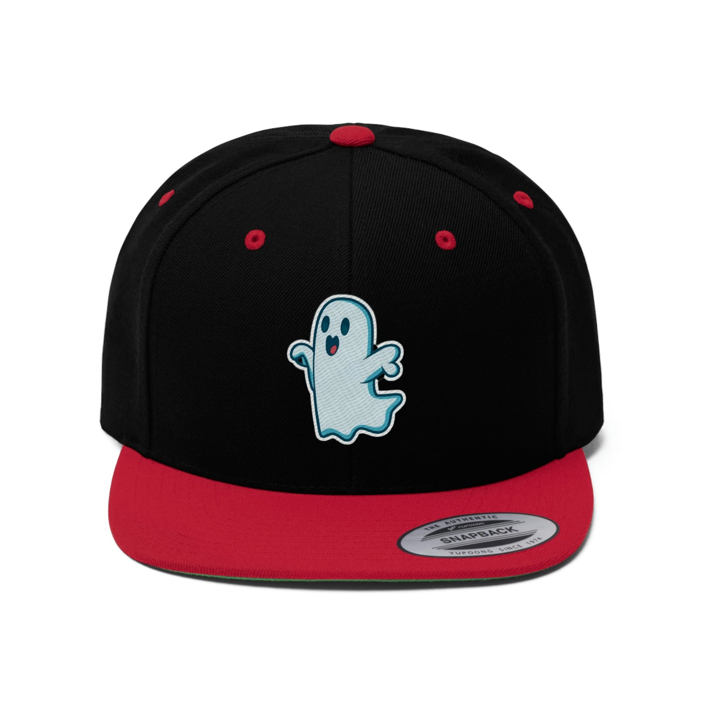 Unisex Random Ghost Flat Bill Hat