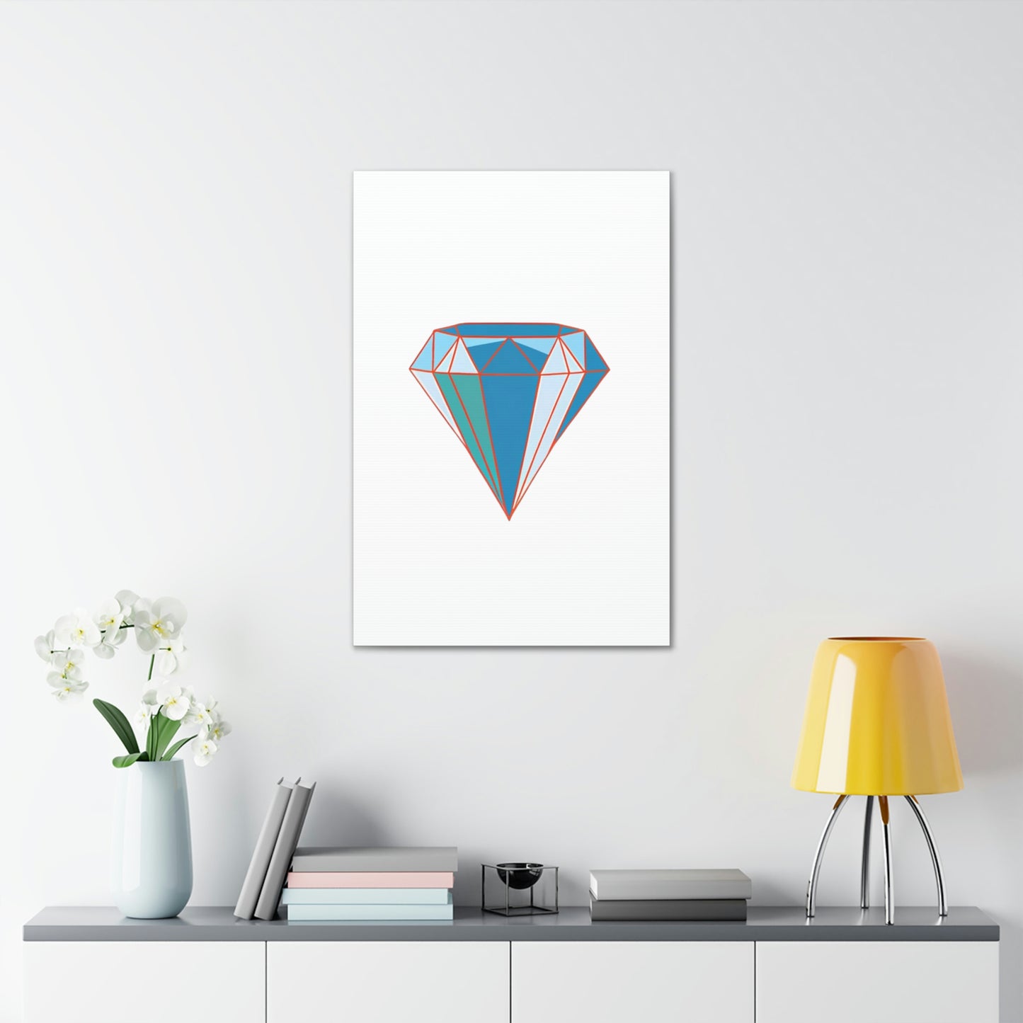 Random Diamond Canvas Gallery Wraps