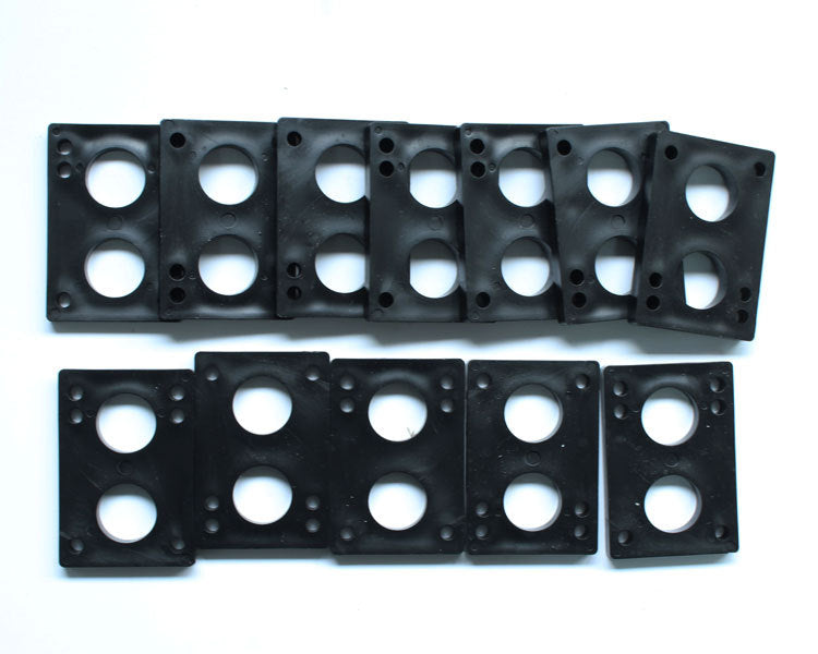 Increased shock absorber gasket for skateboard rubber