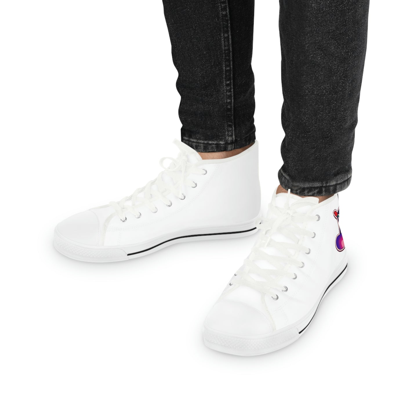 Men's High Top Cherry Shoes