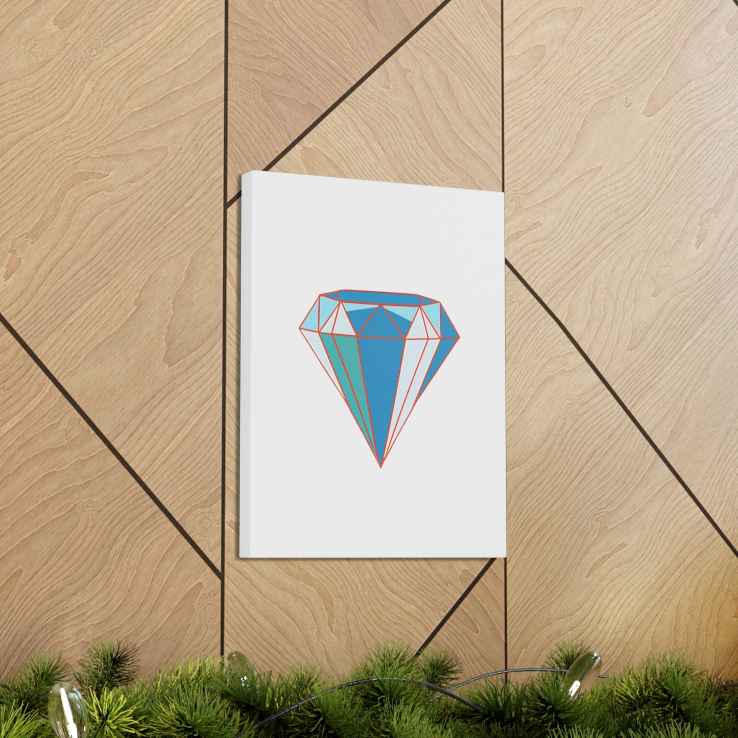 Random Diamond Canvas Gallery Wraps