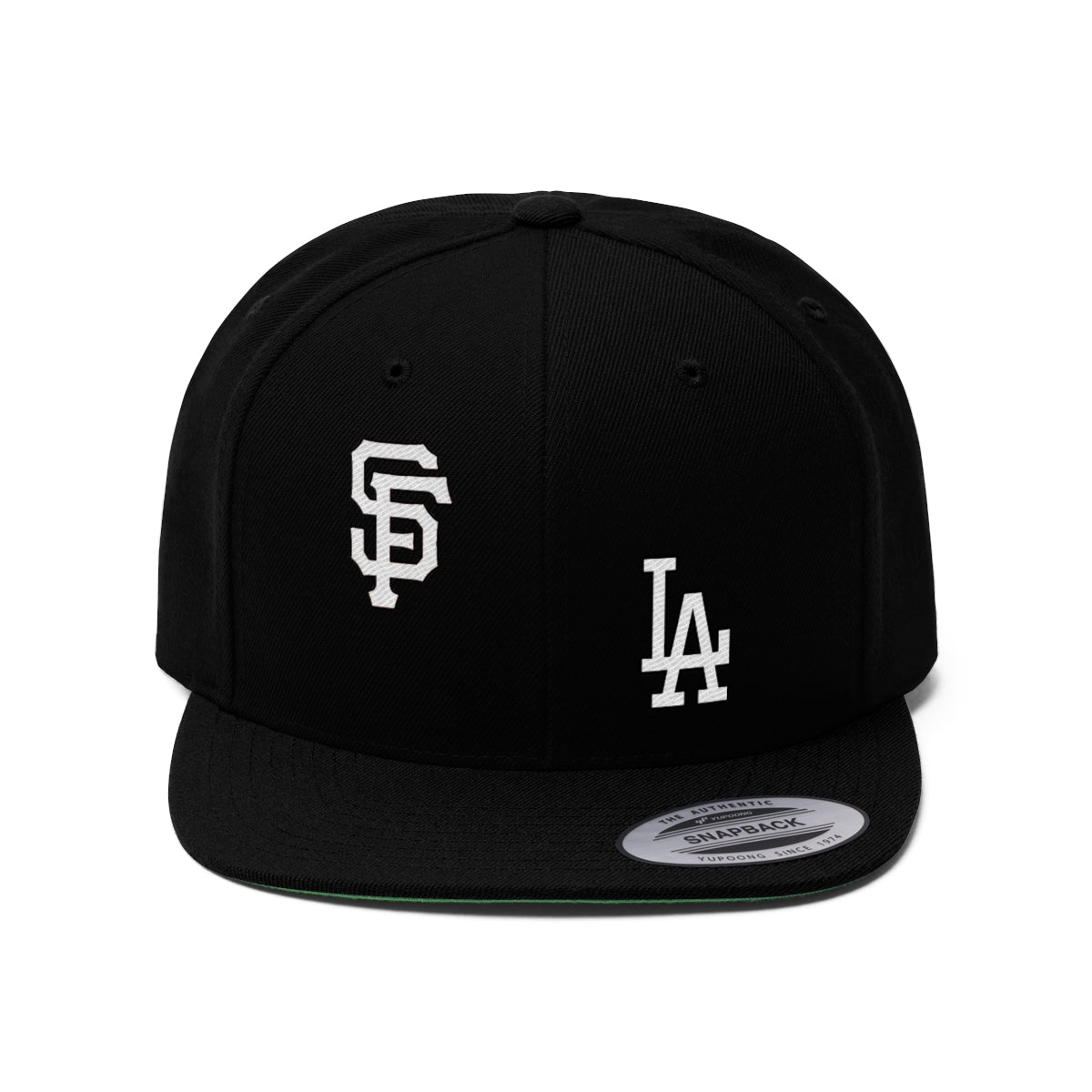 Unisex SF/LA Flat Bill Hat