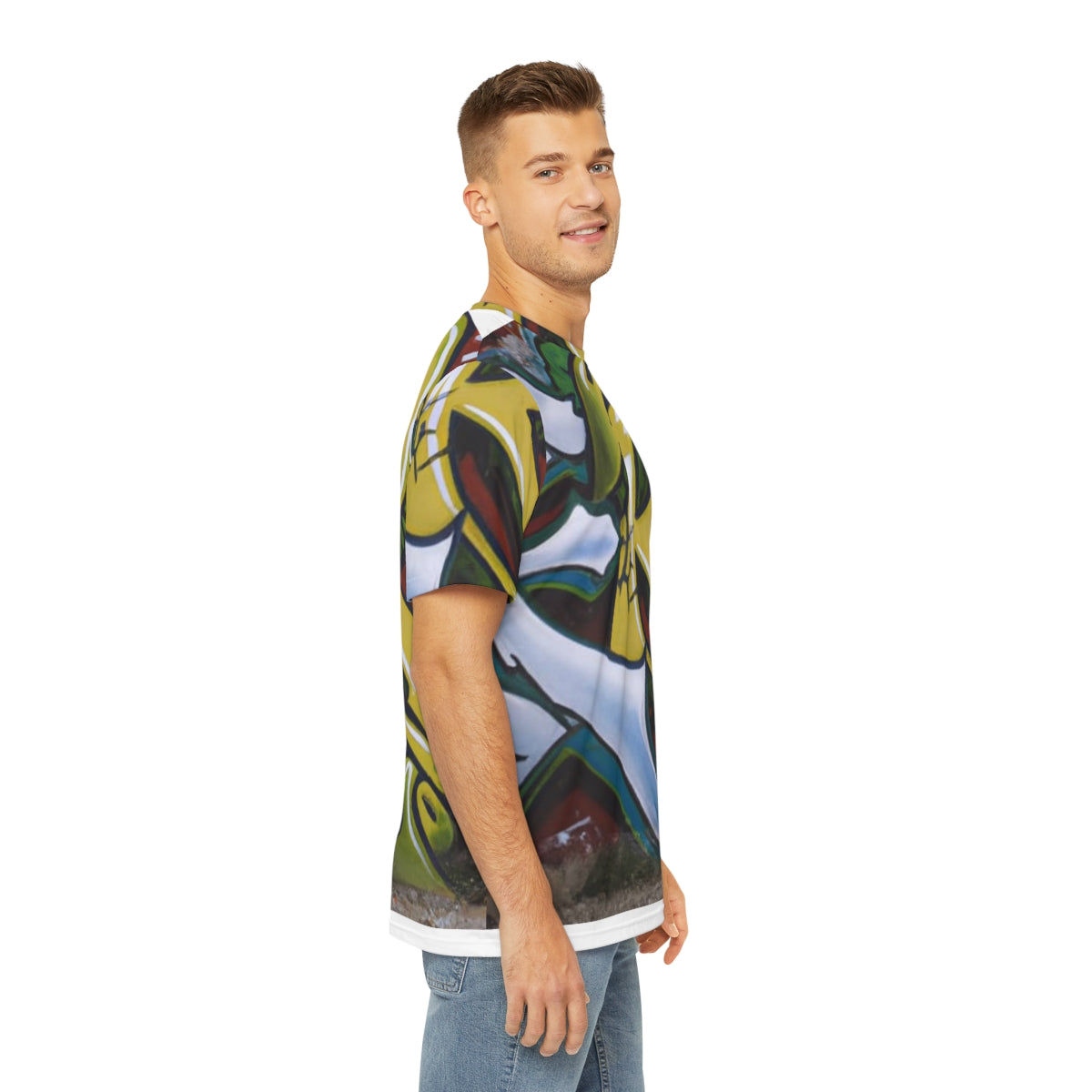 Men's R Polyester Tee (AOP)